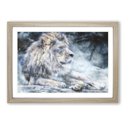 Beautiful Lion - Single Picture Frame Painting on MDF