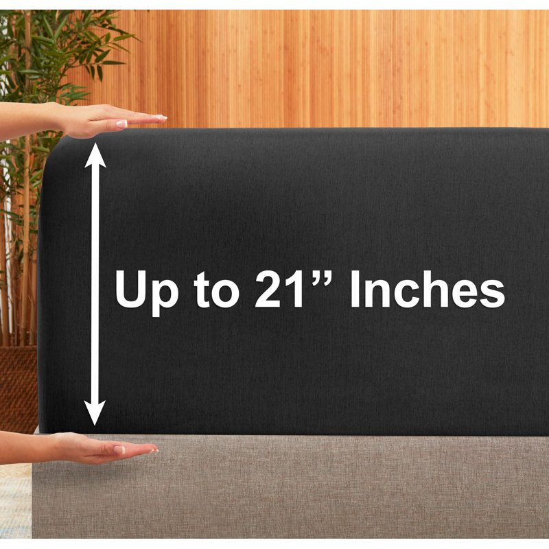 Premium Microfiber Fitted Sheet, Twin XL Fitted Sheet, Black