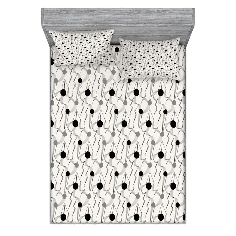 Microfiber Sheet Set, Full Sheet Set with Fitted Sheet