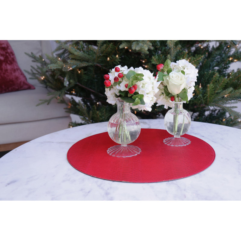 Glass Table Vase, 5.25" H x 3.75" W x 3.75" D