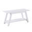 Banc en bois massif avec tablette, 36,10 po de long
