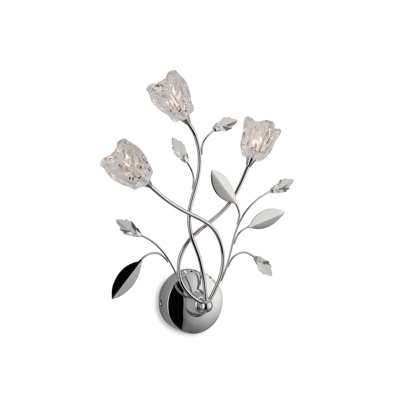 Cindy Glass Armed Sconce
