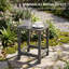 Table d'appoint d'extérieur, table de bout de patio Adirondack, gris