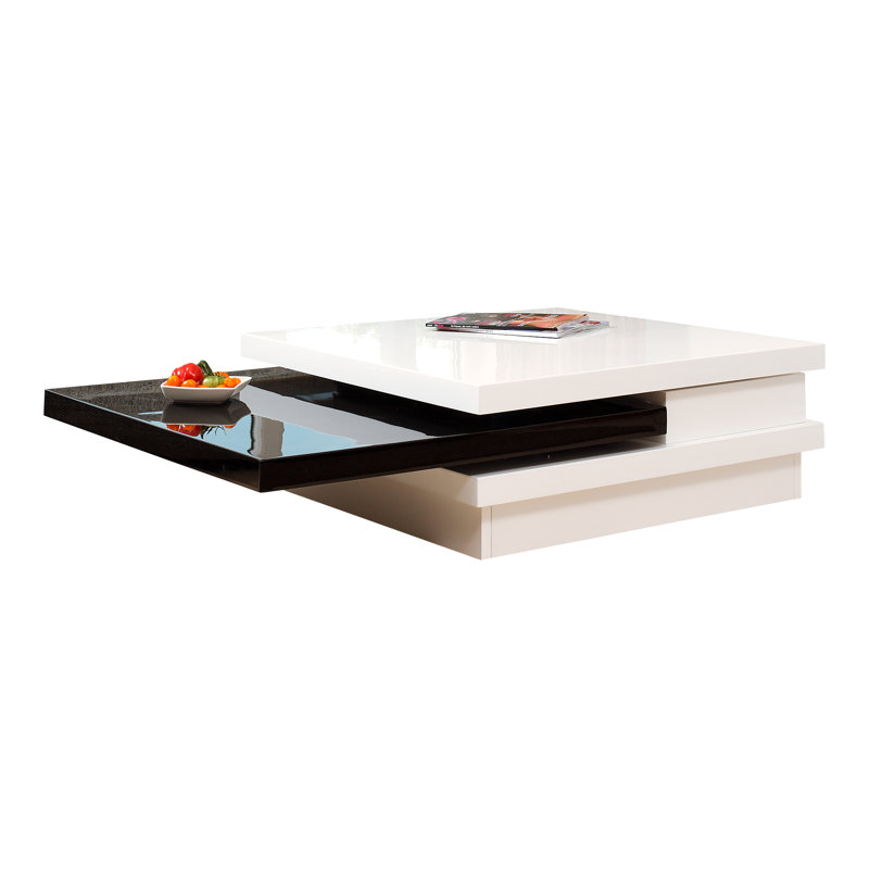 Aruba Abstract Coffee Table, Black