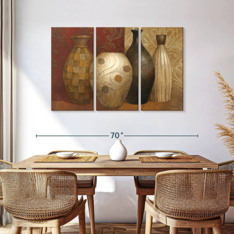 Senne Timeless Vessels, 36" H x 57" W