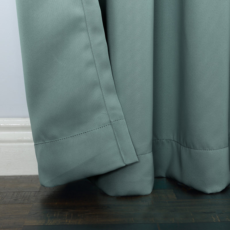 Panneau de rideau occultant thermique à œillets Wayfair Basics® Dorcia, l 40 po x L 63 po, Minéral