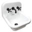Nantucket Sinks 16.5-inch Fireclay Wallmount Bath Sink with Short Spout Faucet and Drain-1973118163