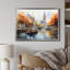 «Orange Canal Impressionistic Canal Loose», reproduction sur toile-286098865-286098851