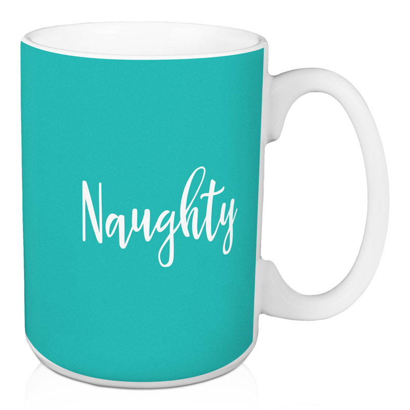 Grande tasse à café naughty Hertford, Bleu sarcelle