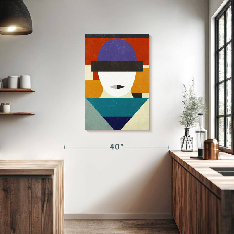 Leisha Geometric Face, 36" H x 24" W