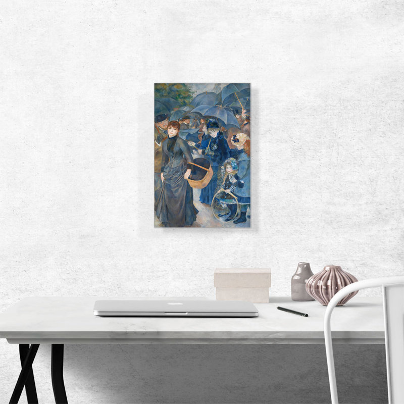 «The Umbrellas 1886» par Pierre-Auguste Renoir, reproduction d'art sur toile tendue, H 18 po x l 12 po x 1,5 po