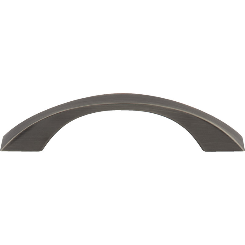 Philip Arch Pull, Brushed Pewter, 3 3/4"