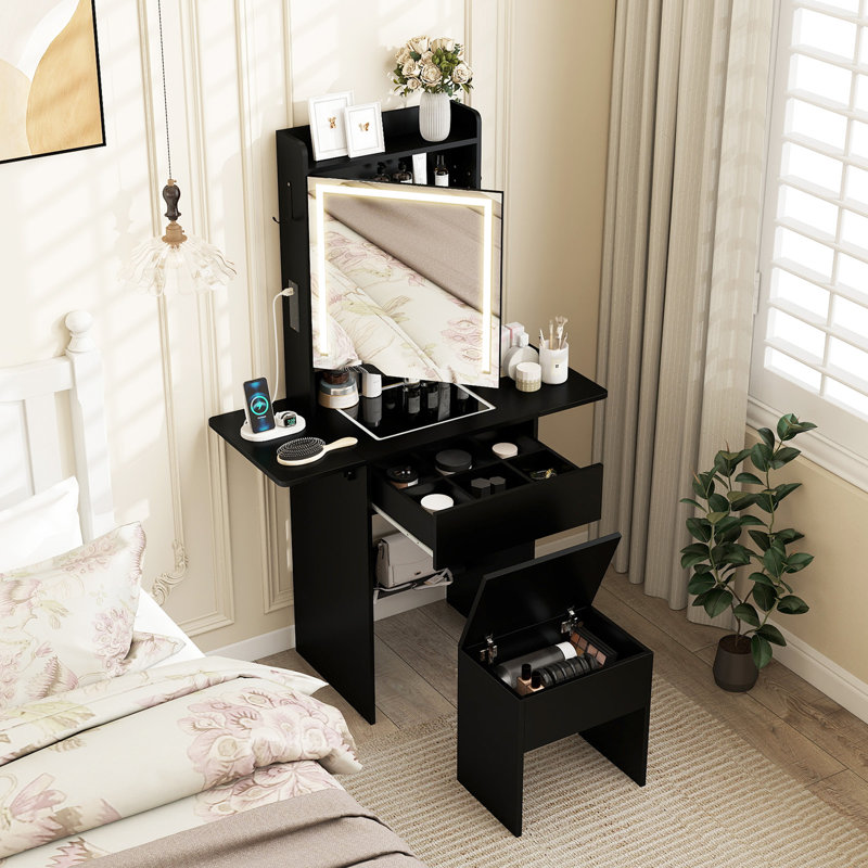 Dressing Table, Black