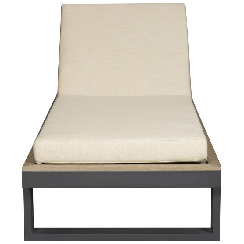 Michael Weiss Outdoor Chaise Lounge, Kramer Linen
