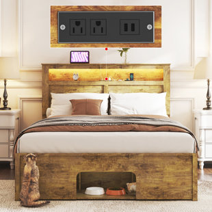 Queen Bed Rails With Hooks - Wayfair Canada