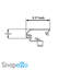 Cadre en aluminium Snapezo 36x48