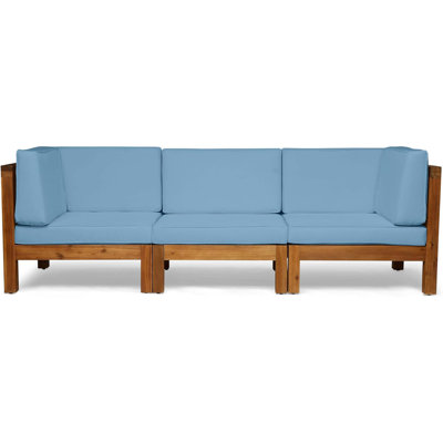 OANA - 3-PIECE SOFA SET, BLUE