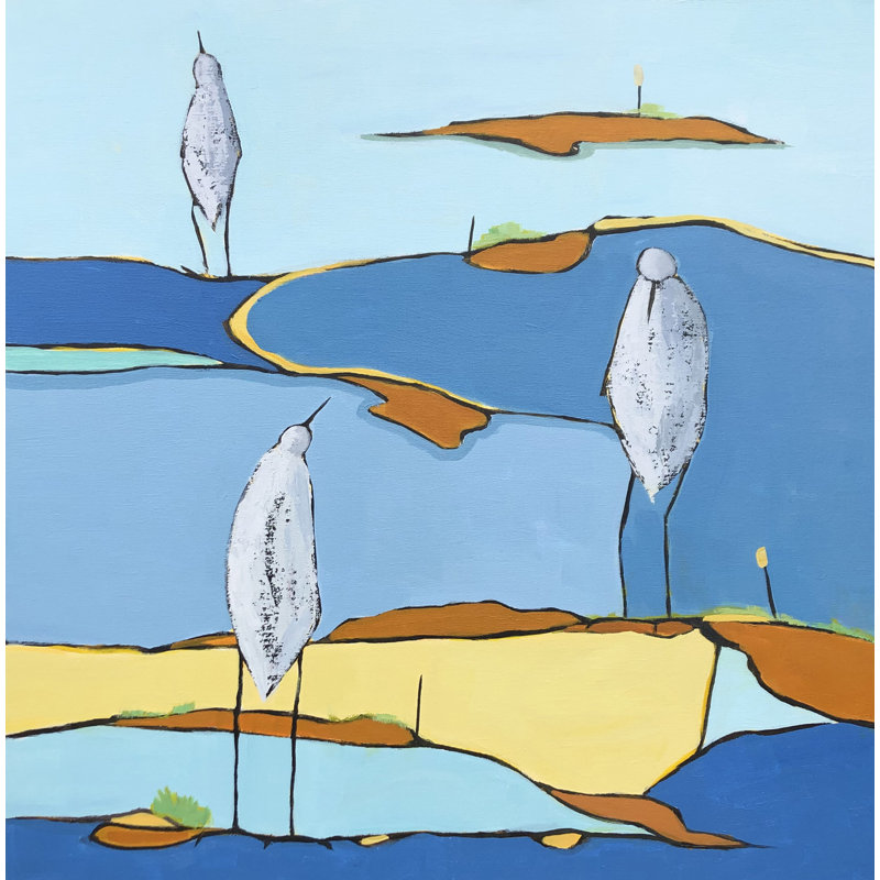 The Beach Bums Print by Phyllis Adams