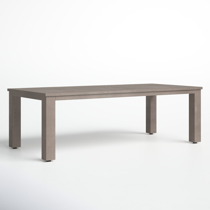 Pascaline Rectangular Aluminum Outdoor Dining Table