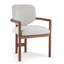 Ensemble de 2 chaises de salle à manger avec accoudoirs rembourrés et chaises-492233457-492233460