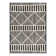 Black Dalyan Indoor/Outdoor Trellis Rug