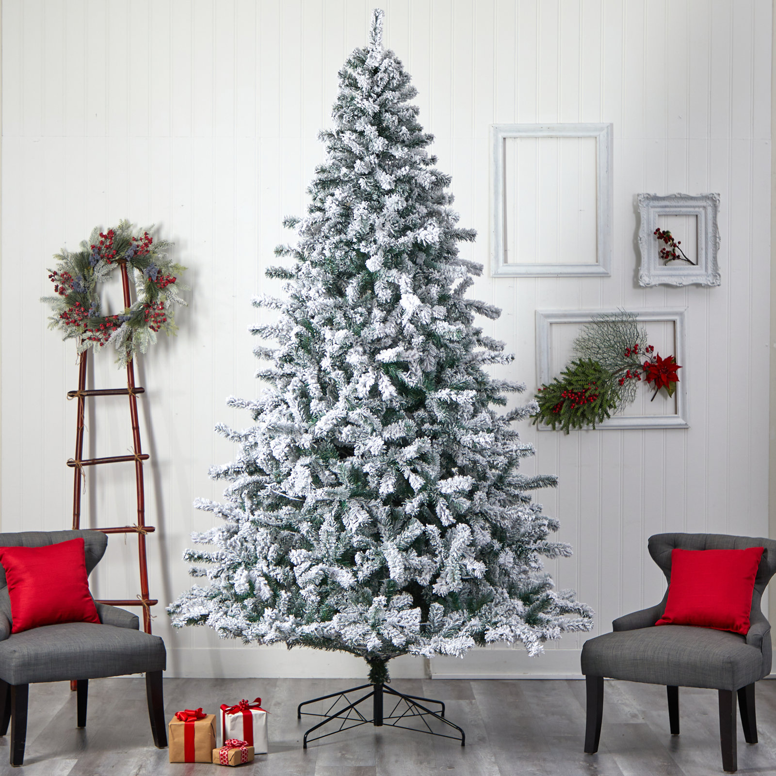 Lighted Artificial Christmas Tree, 3' H