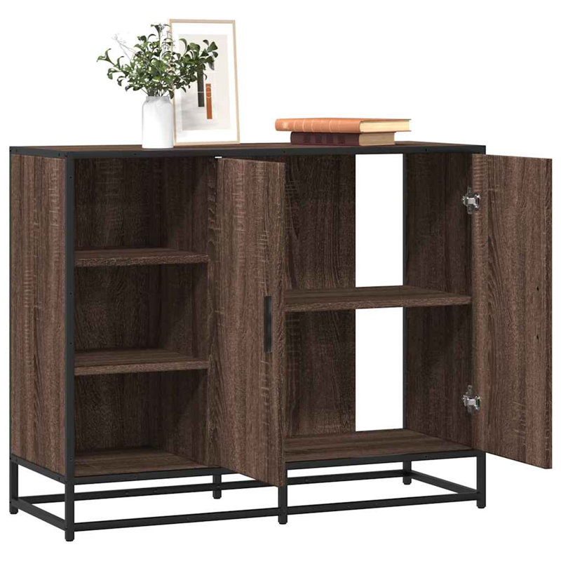 Amartya 92cm Sideboard, Brown Oak