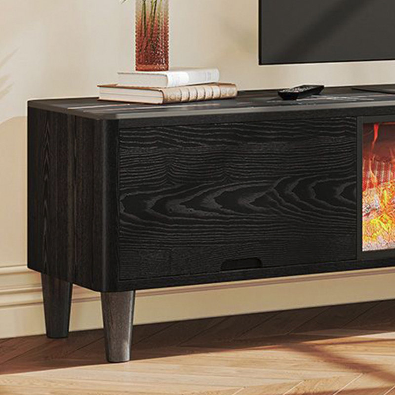 Electronic Fireplace Simulated Flame TV Stand