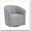 Fauteuil demi-tonneau pivotant indigo Lainey-121101689