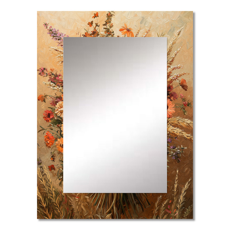 Assortiment de bouquets d'automne symphonie brune II, 32 po x 24 po