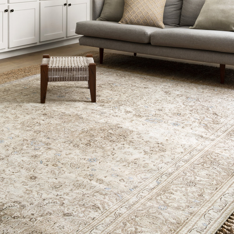 Baldemar Hand Hooked Oriental Indoor Rug, Runner 2'6" x 7'6"