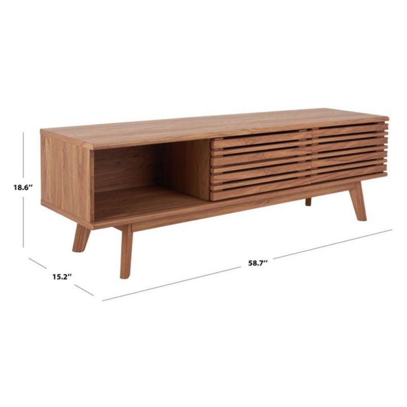 Fenderson TV Stand for TVs up to 65", Oak
