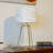 Boltuch MARBLE PATTERNED CYLINDER LAMPSHADE TABLE LAMP