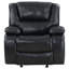 Fauteuil inclinable noir Elodie-241138485
