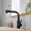 Robinet de lavabo, robinets de cuisine noirs avec douchette extractible, robinet de préparation pour mini-bar-119337222