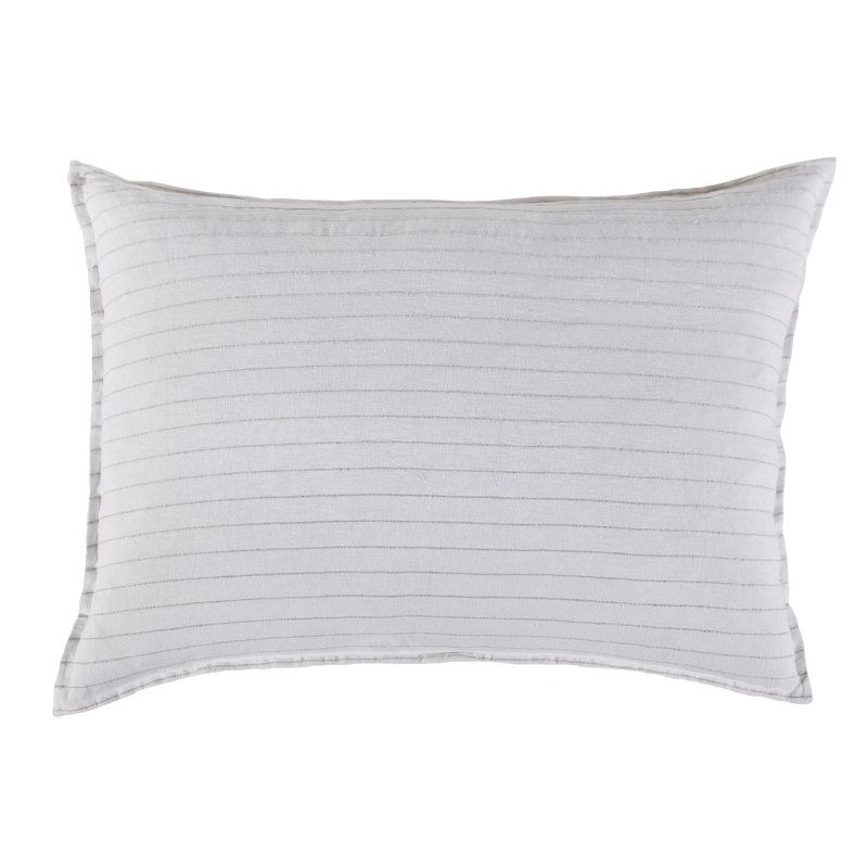 Blake Collection Big Pillow (28" X 36"), White/Ocean