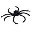 Halloween Spider Decoration 6 Pcs Black 75 Cm Polyester