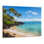 «Turquoise Palm Cove - Tropical Ocean Beach», art mural sur toile tendue-129989436