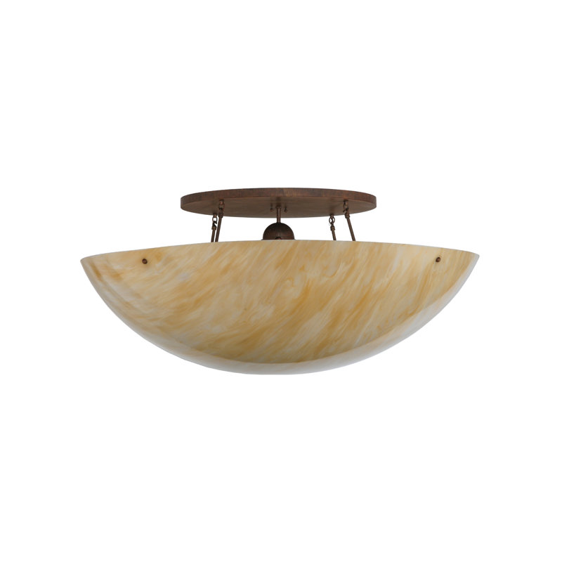 8 - Light Semi Flush Mount