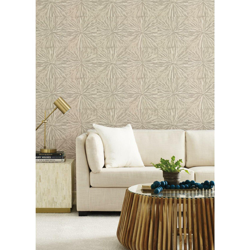 Rouleau de papier peint L 32,8 po x L 20,8 po squareburst, Lueur claire