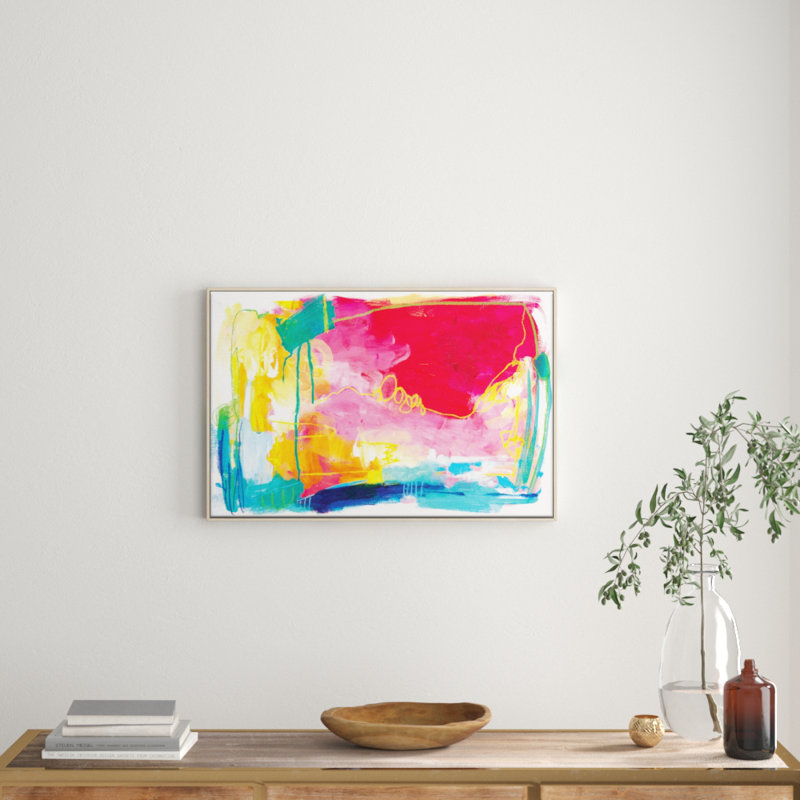 Flex-zone by Amira Rahim - Print on Canvas, 102cm H x 152cm W, Timber