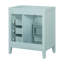 Meuble-lavabo de 30 po sans lavabo, base d'armoire seulement, armoire de salle de bain avec tiroirs, structure solide et panneau de fibres à densité moyenne, vert-1055363984