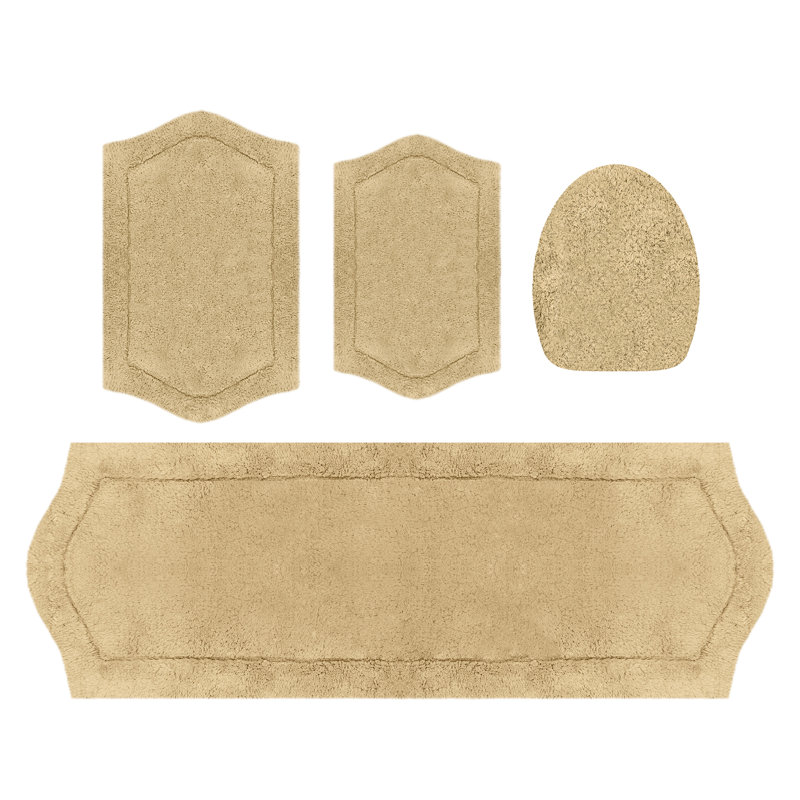 Tapis pour salle de bain Delean, Lin lin