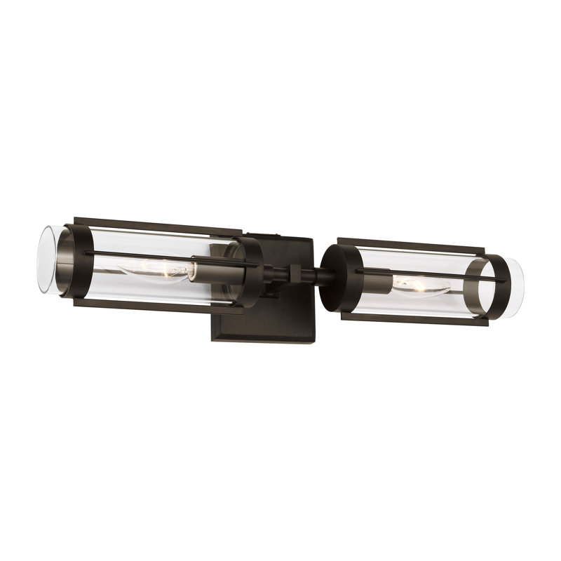 Flynn Steel Flush Mounted Sconce, Aged Iron