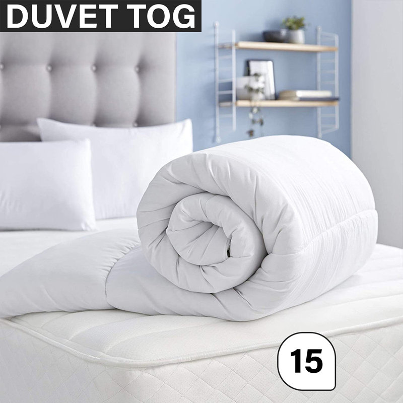 Hollow Fibre 15 Tog Duvet Fall/Spring, Double