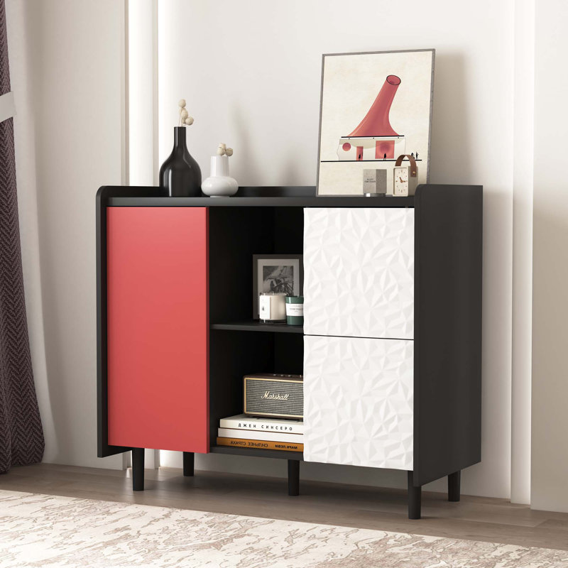Buffet Buffet, Noir / Rouge