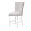 Gris et blanc, tabourets de comptoir à hauteur de comptoir (de 2) - Chaises de salle à manger modernes avec repose-pieds pour un confort et un style améliorés, coussins de dossier, conception, structure rectangulaire en bois franc et élégance supplémentaire,