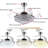 Arianys Ceiling Fan with LED Lights