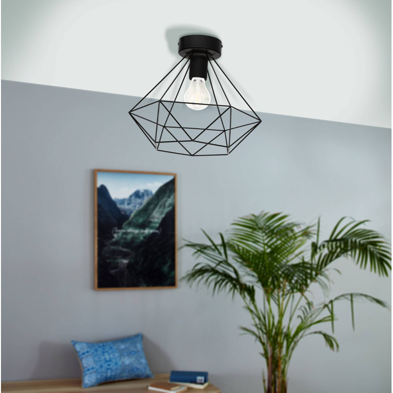 Bethania Flush Mount, Black