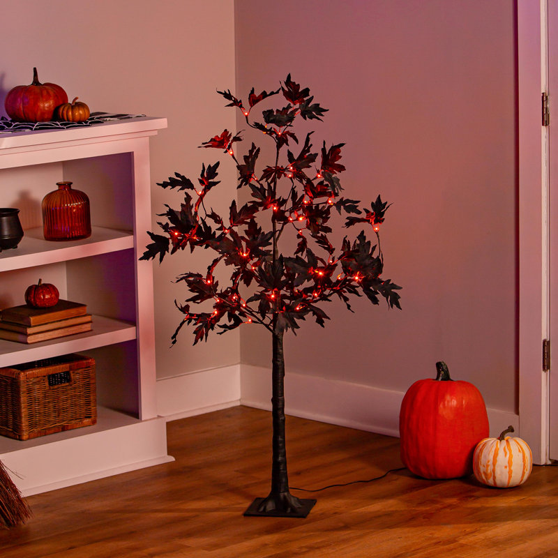 Arbre à DEL d'Halloween intérieur / extérieur Halloween, H 48 po